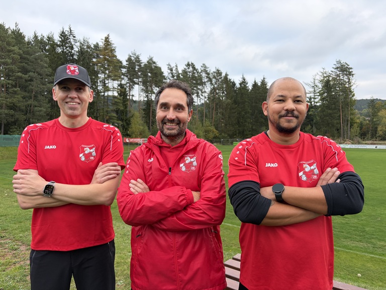 Trainerteam U10/11: Markus Gruber, Matthias Kick, Eric Nowlin