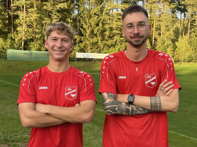 Trainerteam U15: Christoph Schieder und Simon Kaufmann