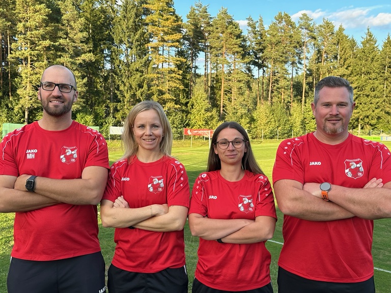 Trainerteam U9: Markus Hofstetter, Silke Stader, Jennifer Illgen, Franz-Josef Hirnet